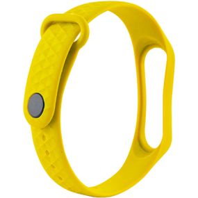Ремінець Rhomb для Xiaomi Mi Band 3/4 Жовтий