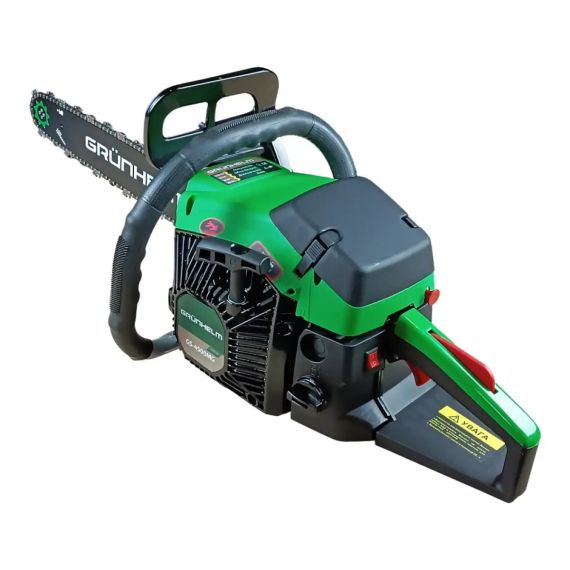 Бензопила ланцюгова GRUNHELM GS-4500MG потужність 3,1 кВт, шина 45 см, металевий стартер, вага 5,5 кг | Зображення 2