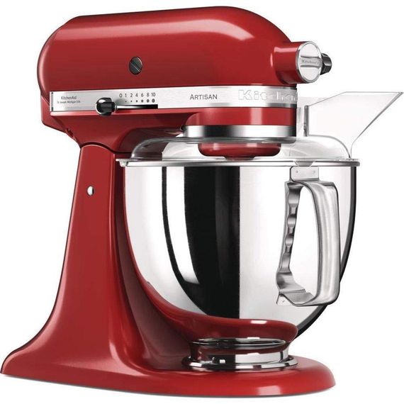 Міксер планетарний настільний KitchenAid Artisan з чашею 4.8 л 5KSM175PSEER з двома чашами Червоний