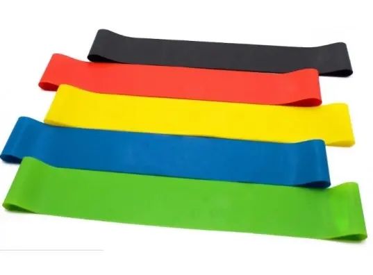 Гумки для фітнесу 30см, універсальний тренажер, 5 резинок, Гумки для йоги, Гумки для пілатесу | Зображення 2