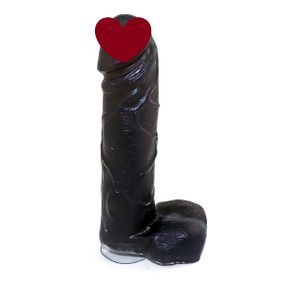 Крафтовое мыло-член с присоской Чистий Кайф Black size L, натуральное Sex Aura