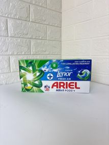 ARIEL Автомат Гель рідкий в розчинних капсулах З дотиком Lenor Свіже повітря 26X20.8г