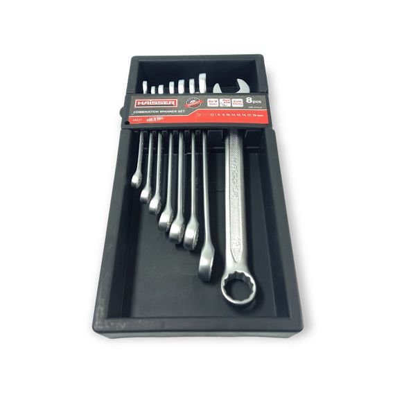 Набір ключів комбінованих 8 шт. Холодний Штамп (8,9,10,12,13,14,17,19мм) HAISSER (арт.48427) | Зображення 2