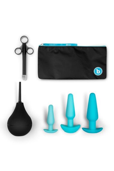 Набір для анального сексу B-Vibe Anal Training 7 предметів, синій Sex Aura | Зображення 2