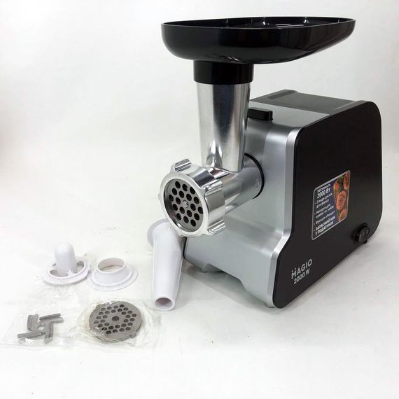 Мясорубка Magio MG-268 N 2000 Вт мясорубка для мяса электромясорубка для шинковки электромясорубка для дома | Зображення 1