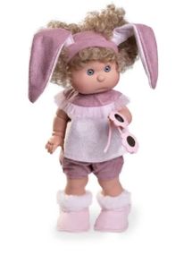 Коллекционная Испанская Кукла с Волосами Iris Antonio Juan Виниловая Девочка Блондинка в Очках Ирис 38 см