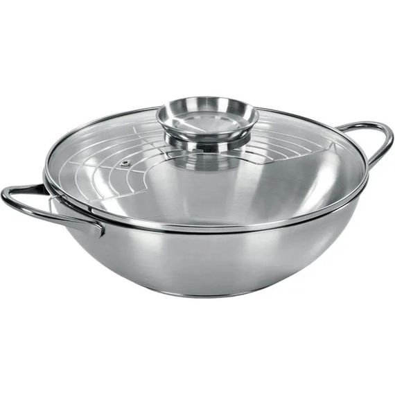 Сотейник із кришкою Barazzoni 42500972800 28 см 3.7 л сріблястий