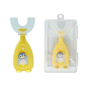 Детская зубная щетка-капа в футляре MGZ-0730(Yellow) желтый