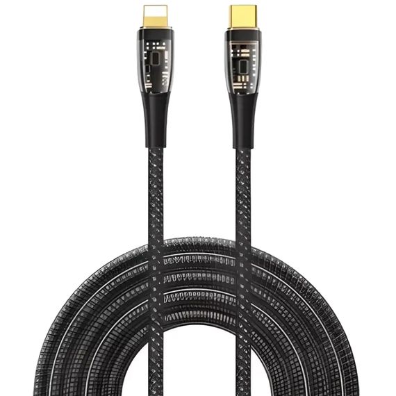 Кабель Type-C to Lightning 100cm Wiwu Feisu 20W /black/