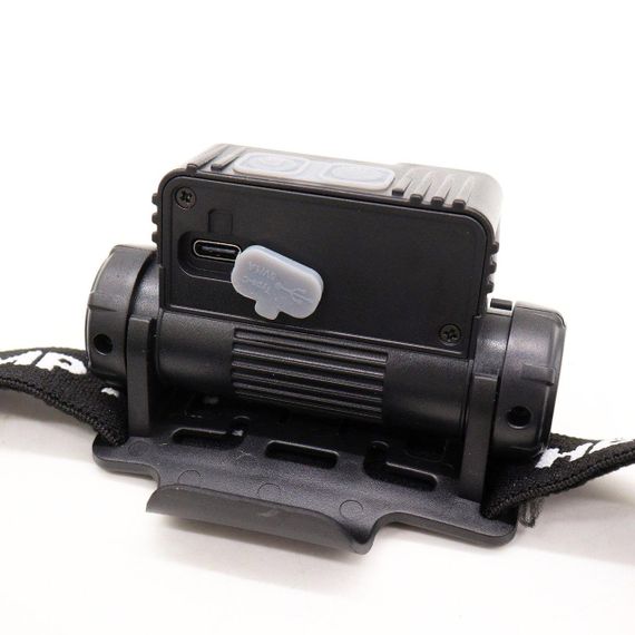 Налобний ліхтар з датчиком руху, від USB, BL 123 COB / Акумуляторний ліхтарик на голову | Зображення 7