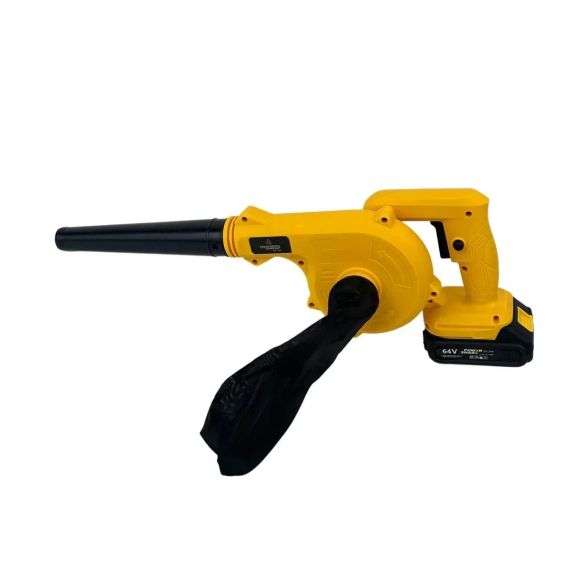 Повітродувка-пилосос акумуляторна Crownberg CB-3991 жовта | Зображення 4