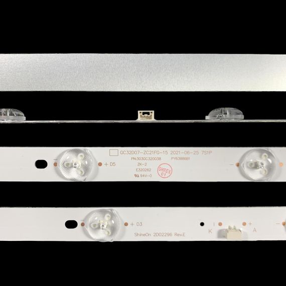 LED підсвітка TV Ergo Philips 7led ERGO LE32CT4000 LE32CT1000AU DEXP F32D7000B PHILIPS  (598mm) 1 шт. | Зображення 2