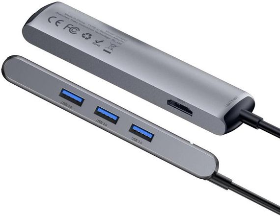 USB-C хаб з 7 роз'ємами, підтримка 4K, XPRO, CAHUB-J (34360-01_733) | Зображення 4
