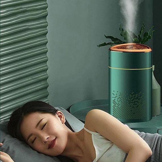 Ультразвуковий зволожувач повітря для дітей з підсвічуванням Heavy Fog Humidifier, Зволожувач міні. Зелений | Зображення 4