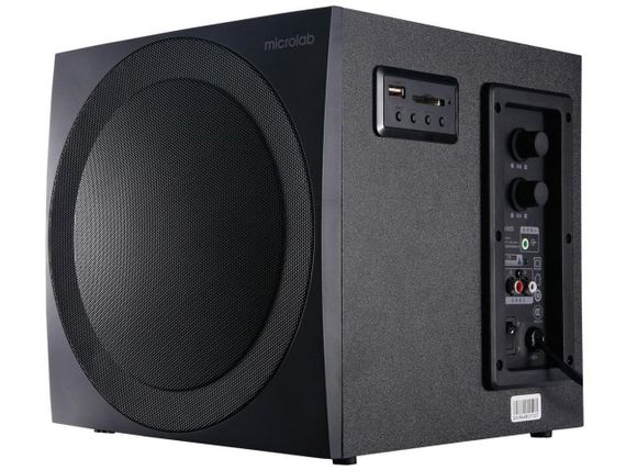 Колонки MICROLAB 2.1 M-300U Black ДУ,FM,USB,Sdcard (M-300U) | Зображення 1