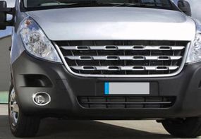 Накладки на противотуманки (2 шт, нерж.) для Renault Master 2011-2024 гг