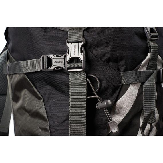 Рюкзак туристичний Naturehike NH70B070-B, 70 л + 5 л, чорно-сірий | Зображення 6