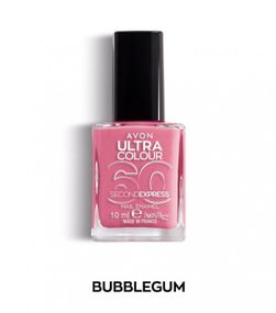 Быстросохнущий лак для ногтей Avon «Ультра-Колир за 60 секунд» Bubblugum / Жвака, 10 мл