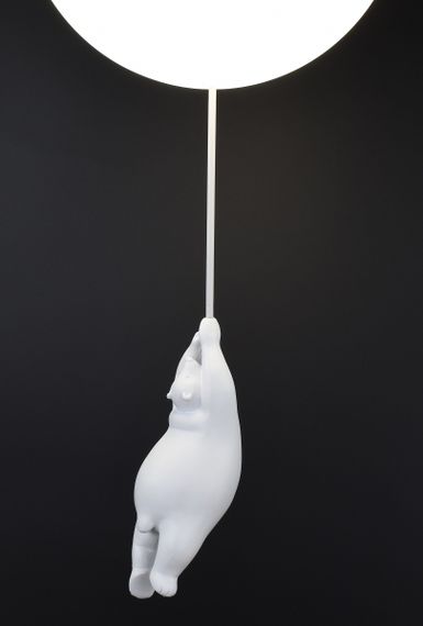 Люстра стельова на 1 лампочку 26806 Білий 60х25х25 см. | Зображення 3