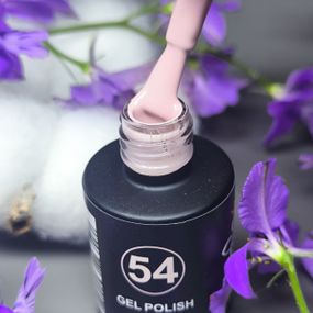 Гель-лак для нігтів Bee Nails 054 (біло-ліловий) 8мл