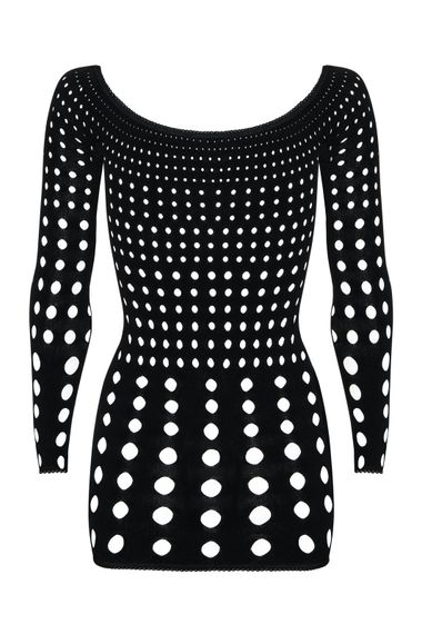 Сукня Obsessive Rocker з перфорацією, чорна, S/M/L | Зображення 4