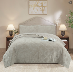 Покривало Soho 220x240 см VELVET Vip Romb Ivory