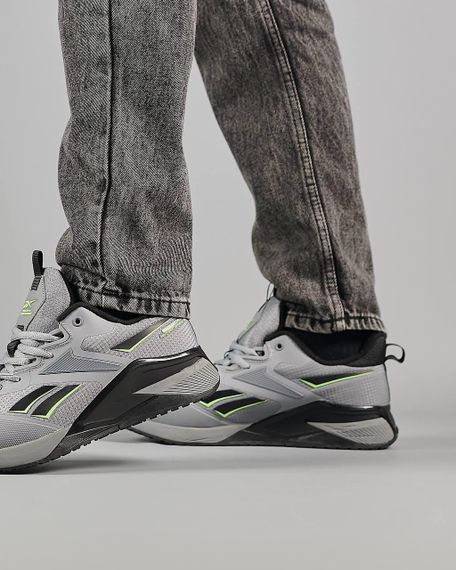 Зимові чоловічі кросівки R2eeb2ok Nano X2 Fleece Light Grey Black , фліс , В'єтнам 46 29.5 см | Зображення 6