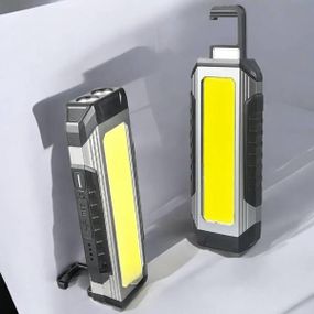 Ліхтарик-павербанк powerbank 8000 Чорний