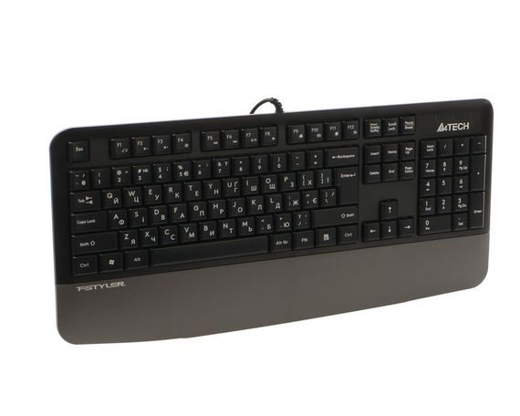 Клавіатура дротова A4Tech Fstyler FK20, USB, колір темно-сірий | Зображення 2