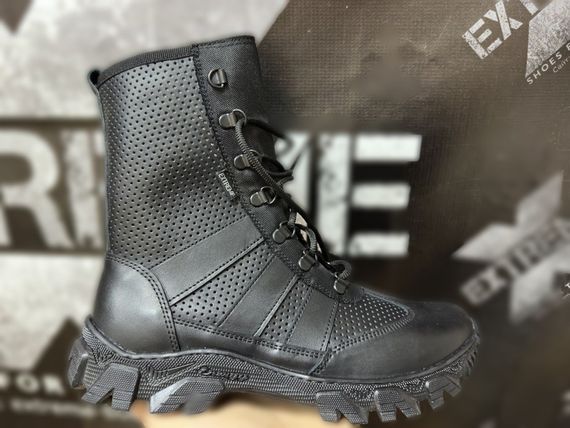 Тактичні берці літні Nubuck перфорація чорний | Зображення 4
