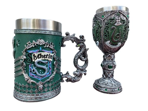 Подарунковий набір Кухоль і Келих 3D Harry Potter Слизерин | Зображення 1