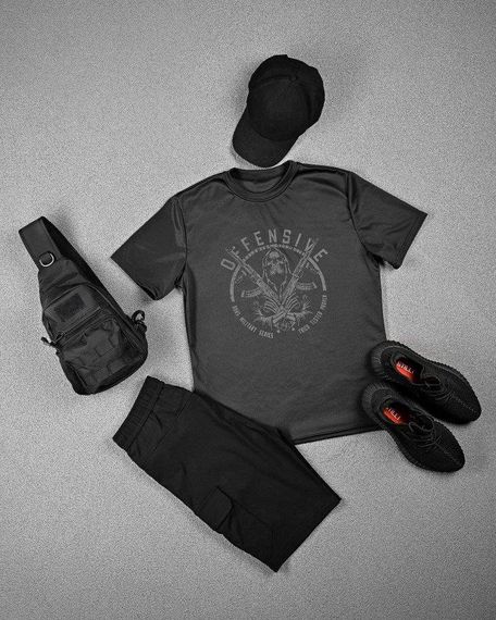 Тактична футболка для відведення поту Oblivion black Defensive ДЛ6588 | Зображення 6