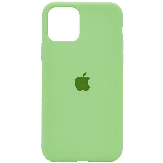 Чохол Silicone Case Full Protective (AA) для Apple iPhone 11 Pro (5.8") М'ятний/Mint