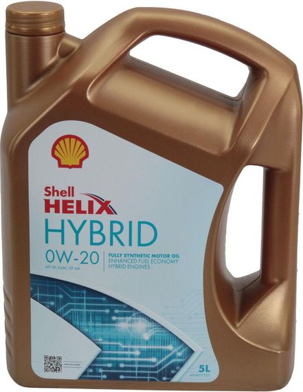 Моторна олива Shell Hybrid 0W-20 5л.