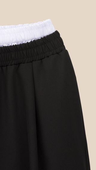 Штани палаццо однотонні жіночі LAWA WTC02468 XS Чорний shop (2000999529047) | Зображення 2