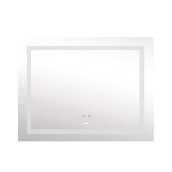Дзеркало Lidz Kubis 1000х800 з LED-підсвічуванням Touch, з антизапотіванням, з димером, рег. яскравості LD78LF61410080 | Зображення 2
