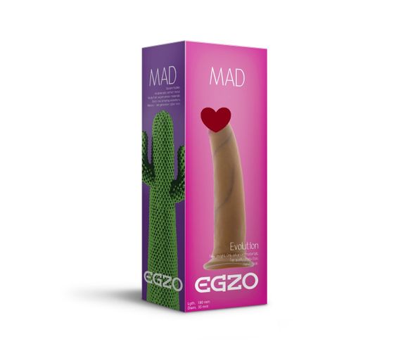 Фалоімітатор EGZO Ciberskin D001 (18 см х 3,5 см) Sex Aura