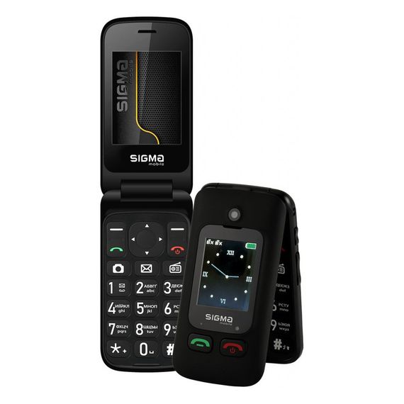 Мобільний телефон Sigma Comfort 50 Shell Duo Type-C Black (4827798212523) | Зображення 3