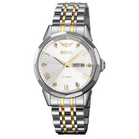 Якісні чоловічі годинники SKMEI 2291TGDSI, Оригінальні брендові годинники для чоловіка TR-46