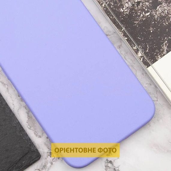 Чехол Silicone Cover Lakshmi Full Camera (AAA) для Motorola Moto G85 Белый / White Бузковий / Dasheen | Зображення 2