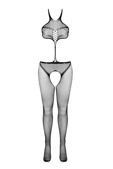 Комбинезон с открытым доступом Passion BS080 black sexstyle | Зображення 4
