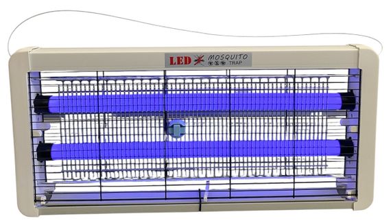 Знищувач комарів мух мошок комах електроловичка 2*24 W пастка москітів від мережі Mosquito Trap