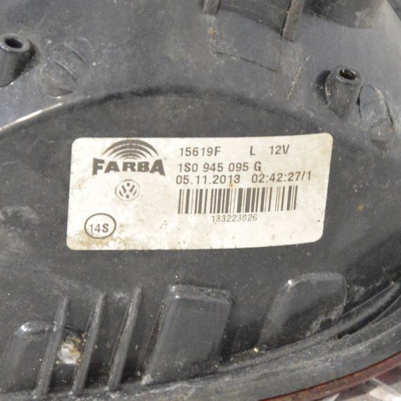 Ліхтар задній лівий Volkswagen Up 2011-2016 дорестайл Фара стоп задня ліва Фольксваген Ап 1S0945095G | Зображення 3