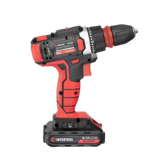 Дриль-шурупокрут акумуляторний Li-Ion 25 Нм INTERTOOL WT-0317 | Зображення 4