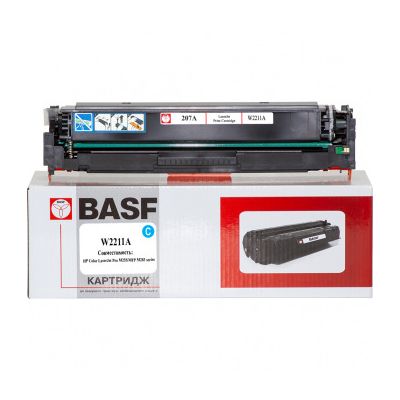 Картридж BASF HP CLJ M255, MFP M282/M283 , W2211A Cyan 1250ст (BASF-KT-W2211A)