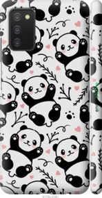 Чохол на Samsung Galaxy A03s A037F Панди "4318m-2381-2448"