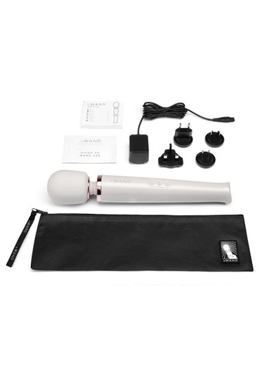 Вібратор мікрофон Le Wand RECHARGEABLE MASSAGER, перлово-білий | Зображення 5