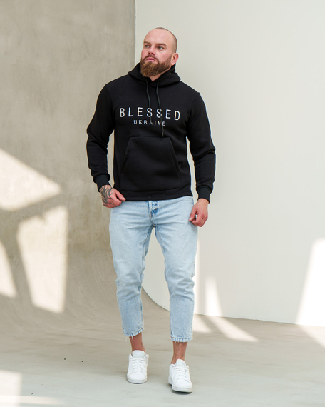 Худі Blessed чорне S M | Зображення 2