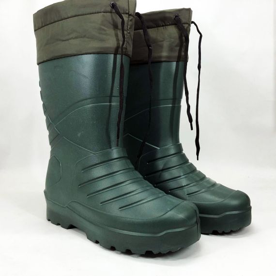 Осінні гумові чоботи 45р, Легкі чоботи для риболовлі, з гуми для весни Робоче спецове взуття UH-57 | Зображення 1