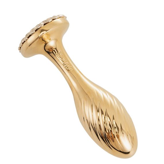 Металева анальна пробка LOCKINK SEVANDA Pearl Pear-shape Anal Plug, зі штучною перлиною | Зображення 6